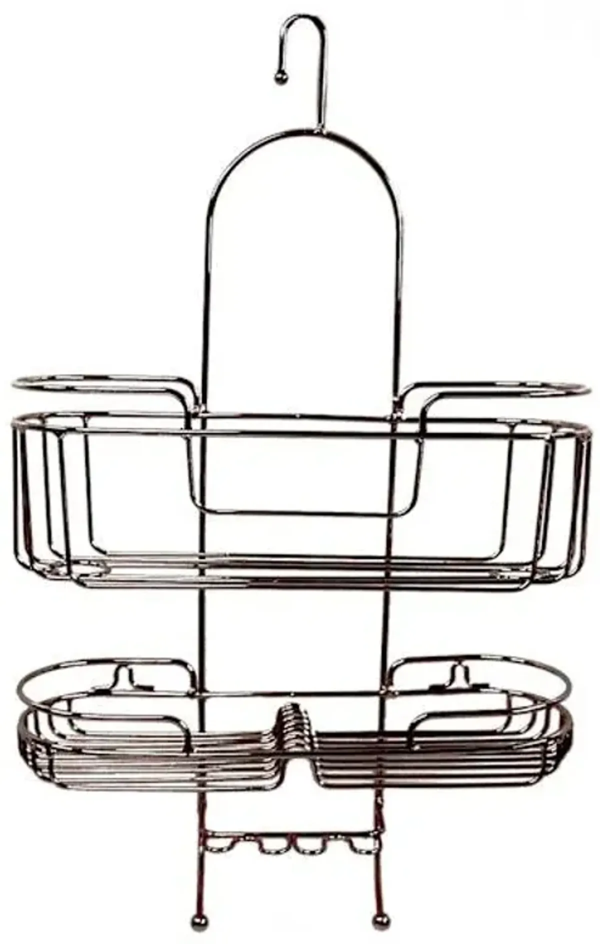 Two Deep Baskets & Two Hooks with Suction Cups & Twist Knobs