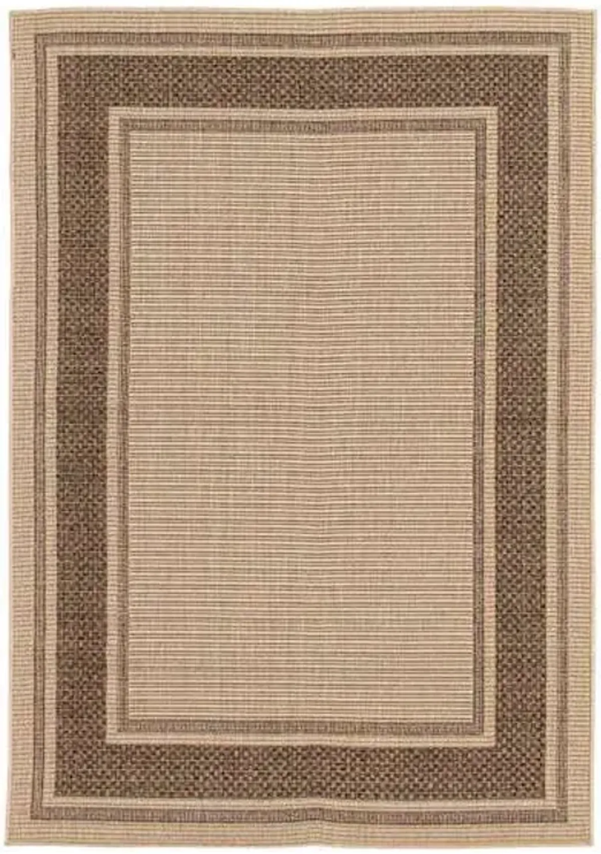 (E212) Santorini Cayden Natural Woven Indoor & Outdoor Accent Rug, 3x5