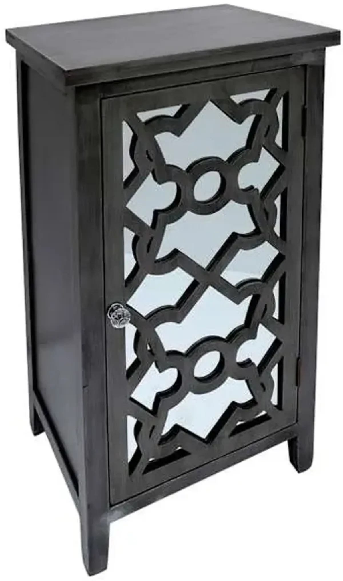 Mirrored Door Accent Cabinet