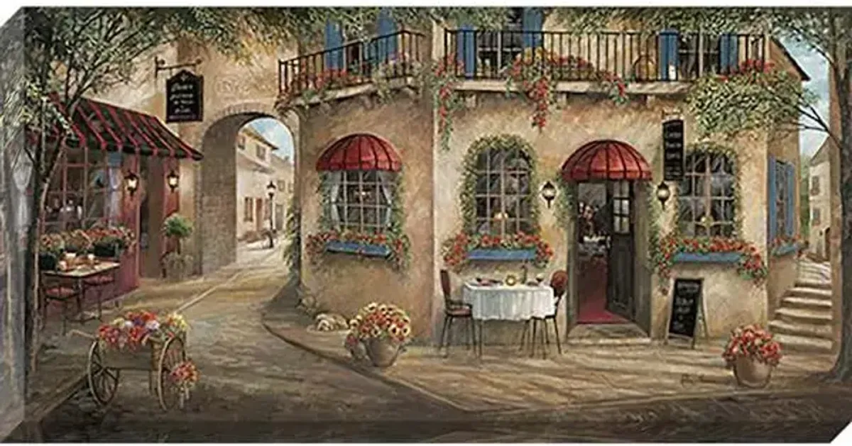 Ginos Pizzeria Textured Canvas Wall Art, 24x48