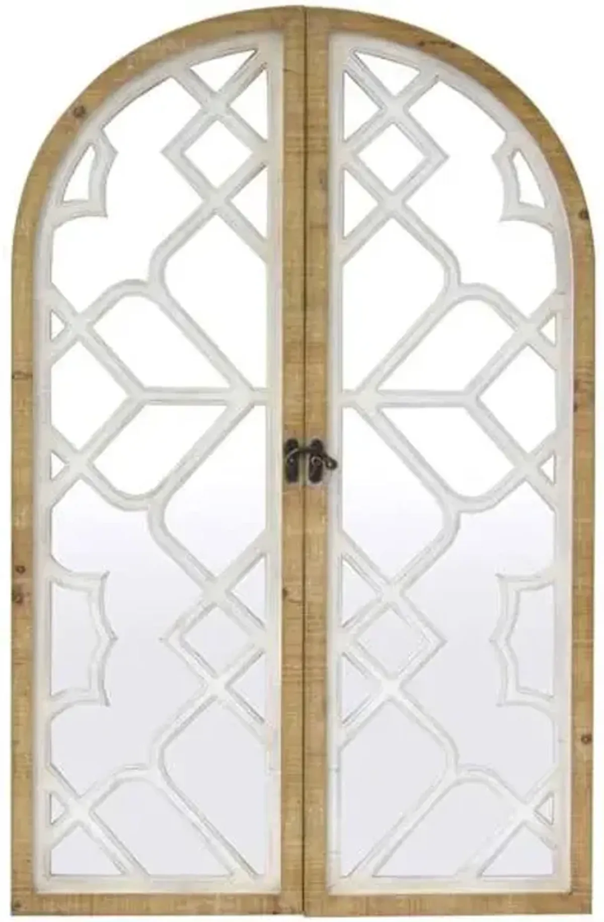 Arch Window Overlay Wall Mirror, 27x42