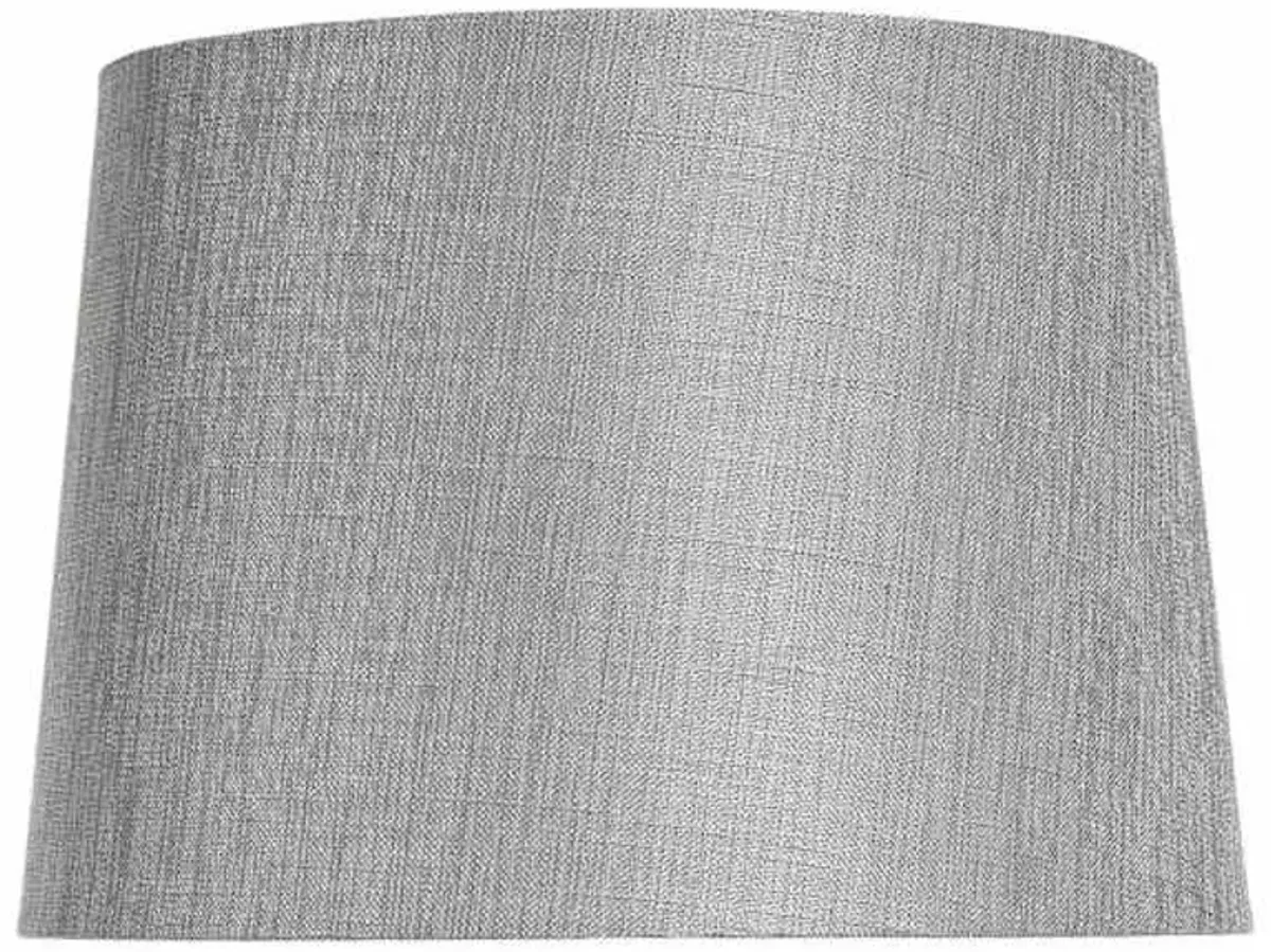 Light Grey Medium Table Lamp Shade, 14x10x12