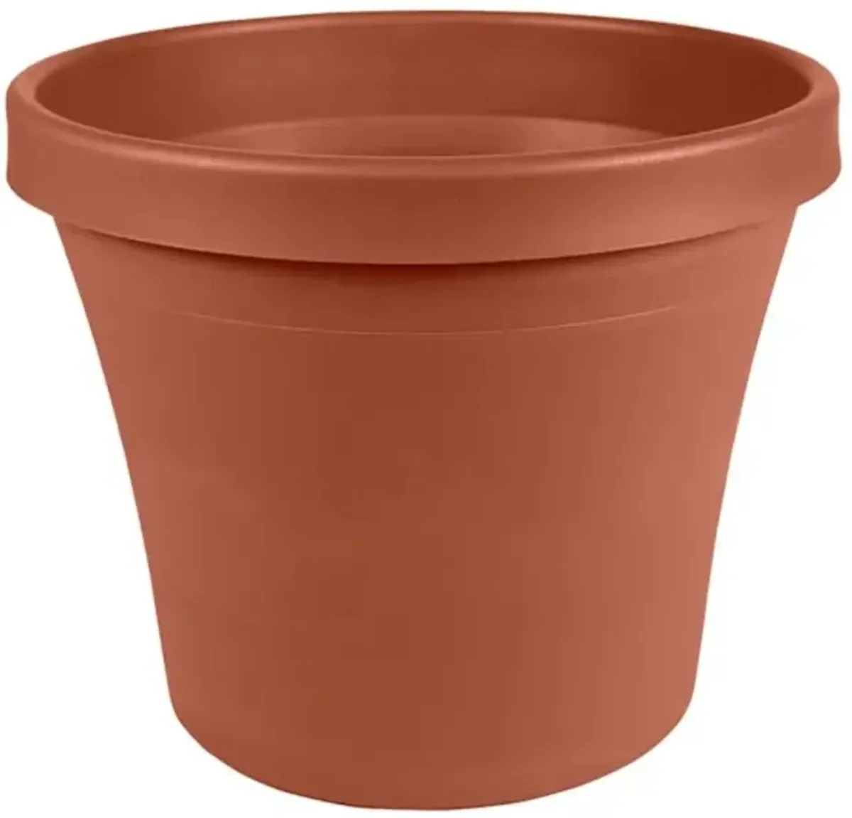 Terracotta Terra Living Outdoor Planter with Pre-Drilled Hole, Large