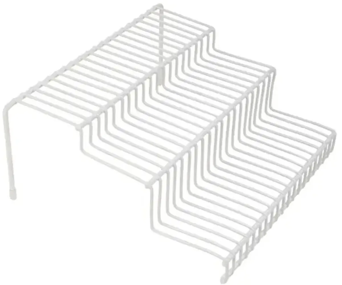3-Tier White Wire Spice Rack