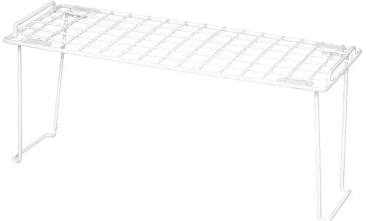 White Stacking Shelf, Medium