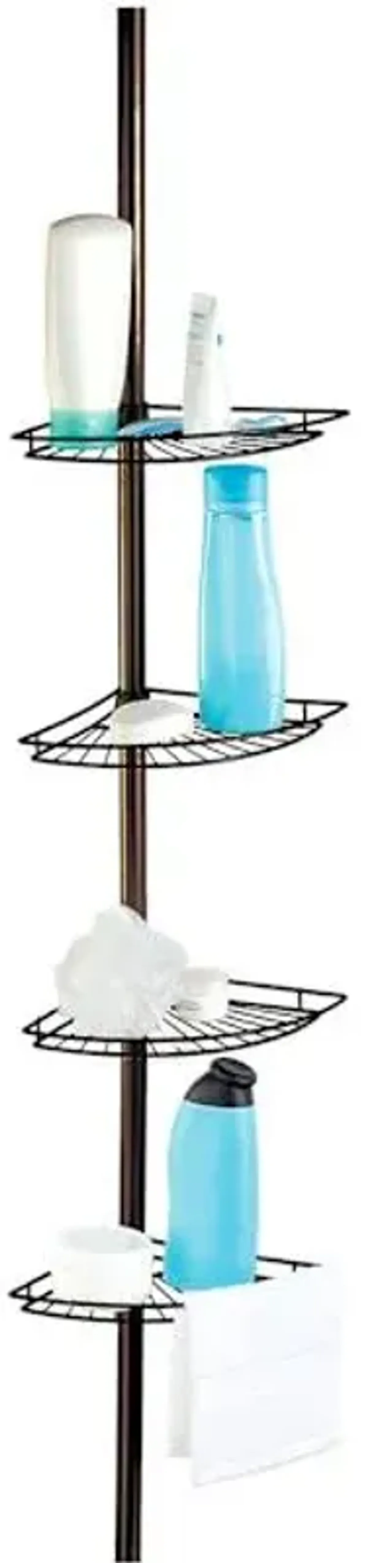 Brown Metal Wall Mounted Garment Organizer