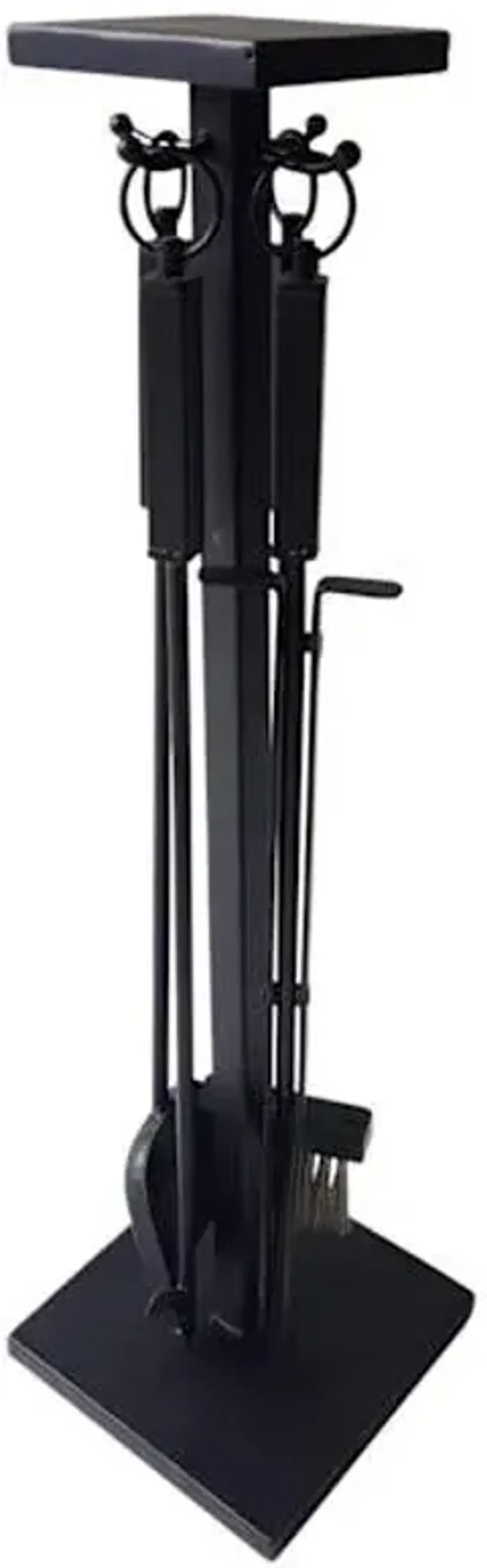 Black Fireplace Tool Set