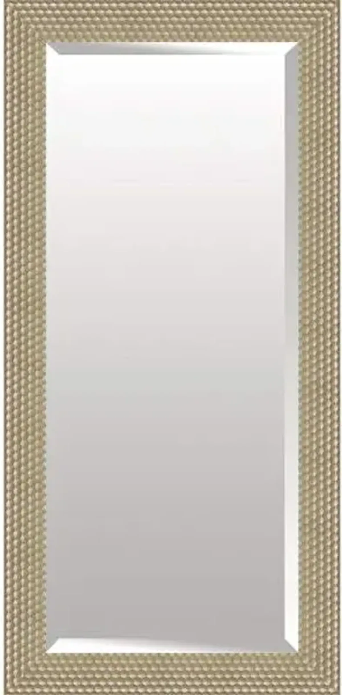 Hexagonal Champagne Leaner Mirror, 32x66