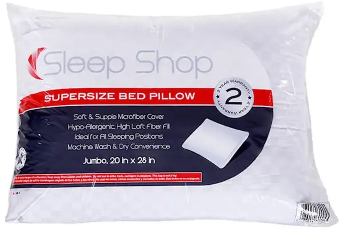 Supersize Bed Pillow, Standard