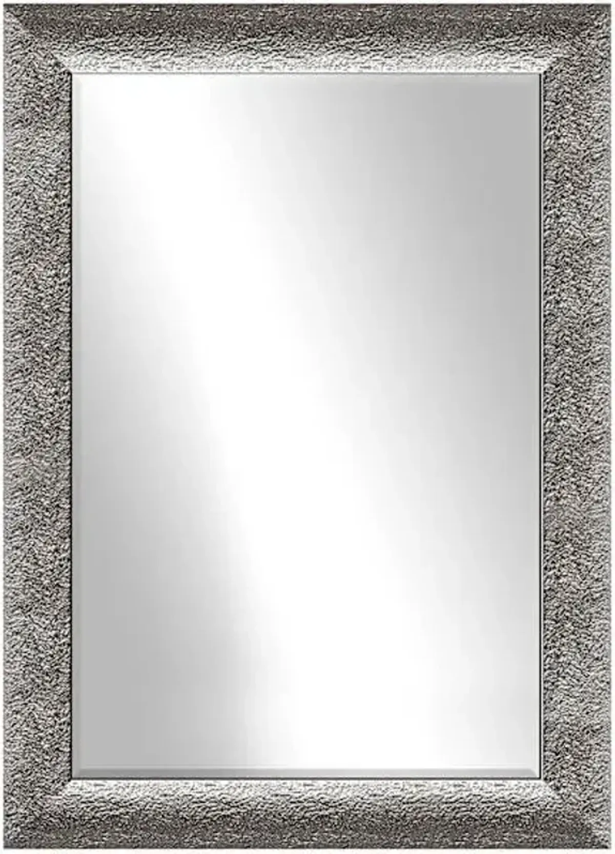 Nubia Silver Rectangle Wall Mirror, 32x44