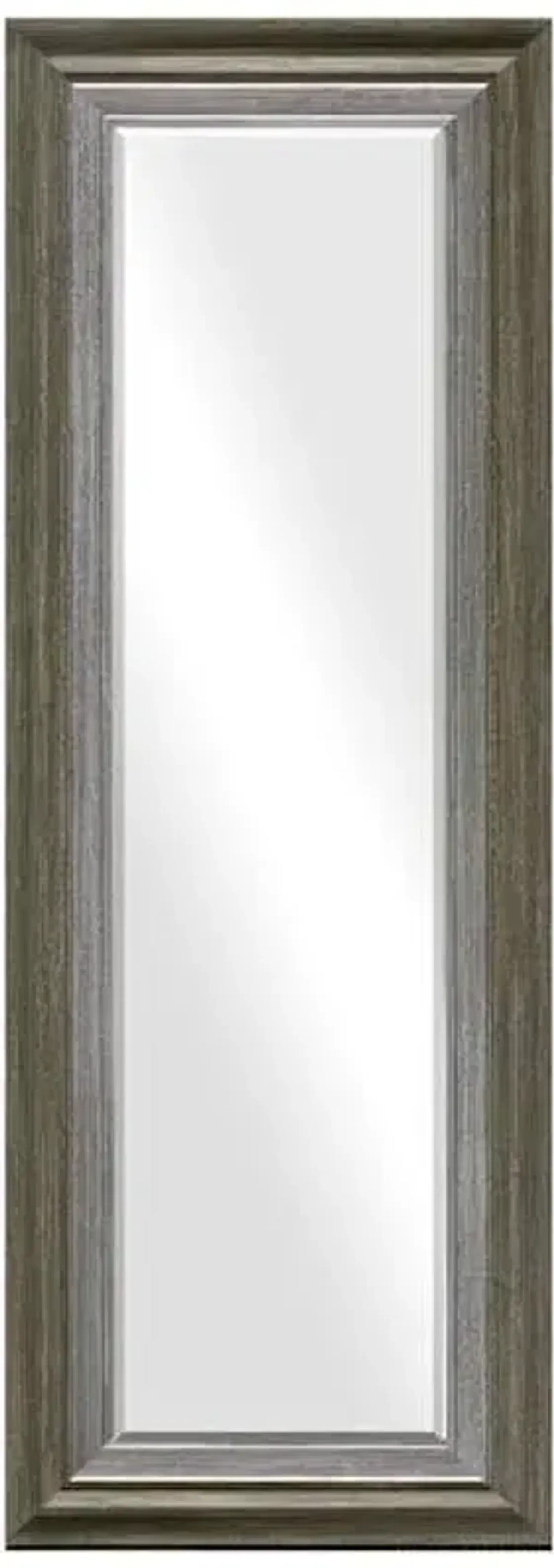 Janice Sable Grey Leaner Mirror, 17x53