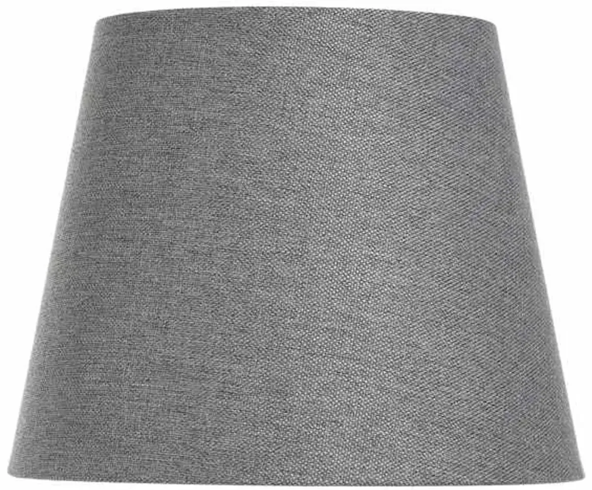 Charcoal Grey Small Table Lamp Shade, 10x7x8