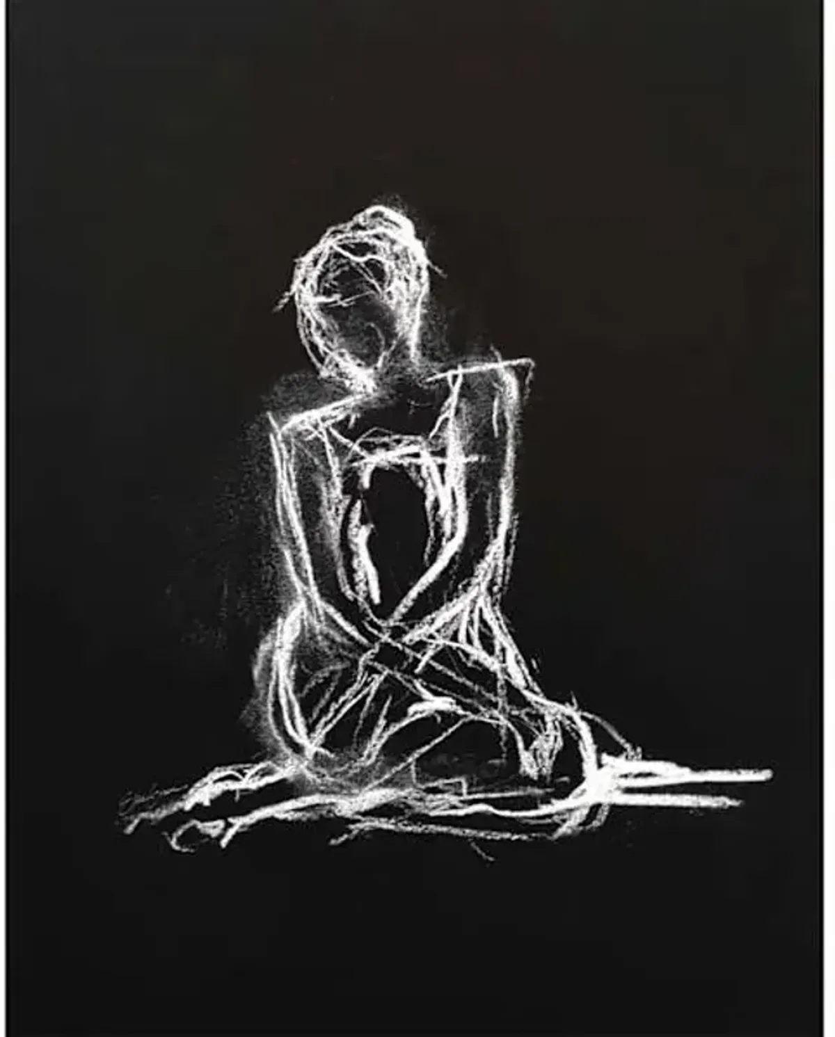 Female Figure Study Canvas Wall Art, 22x28
