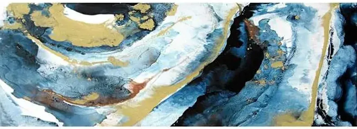 Modern Landscape Canvas Wall Art, 12x36