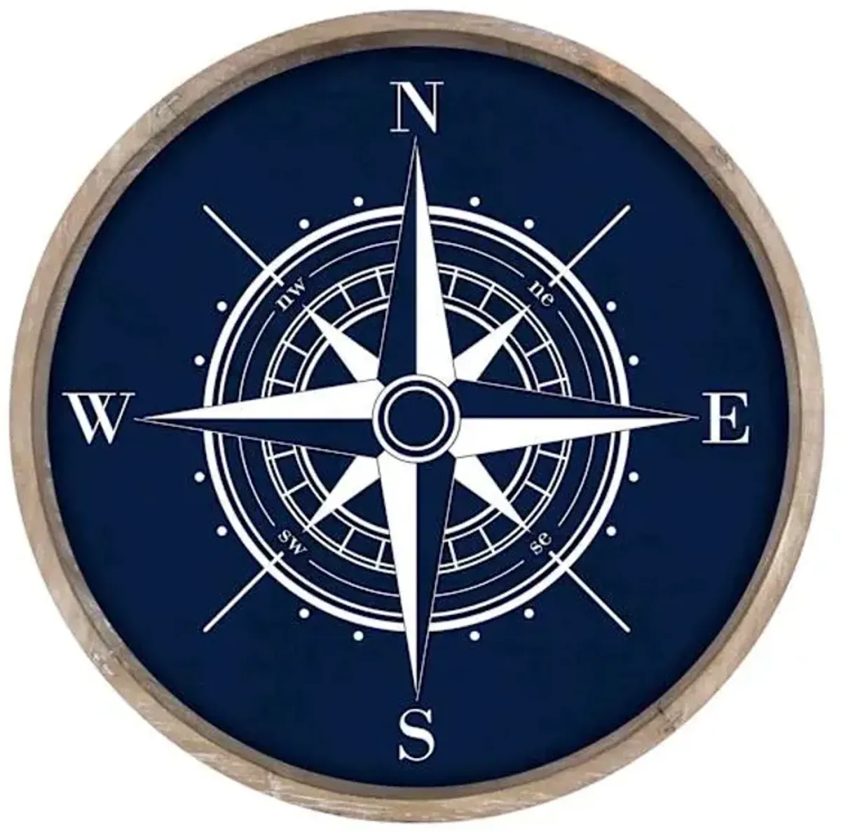 Compass Accent Wall Art, 14"