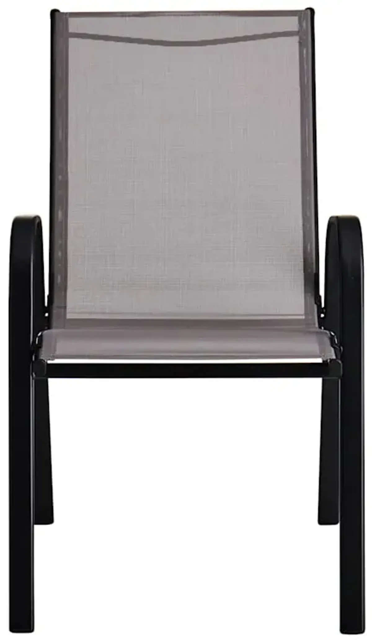 Stackable Sling Patio Chair, Grey