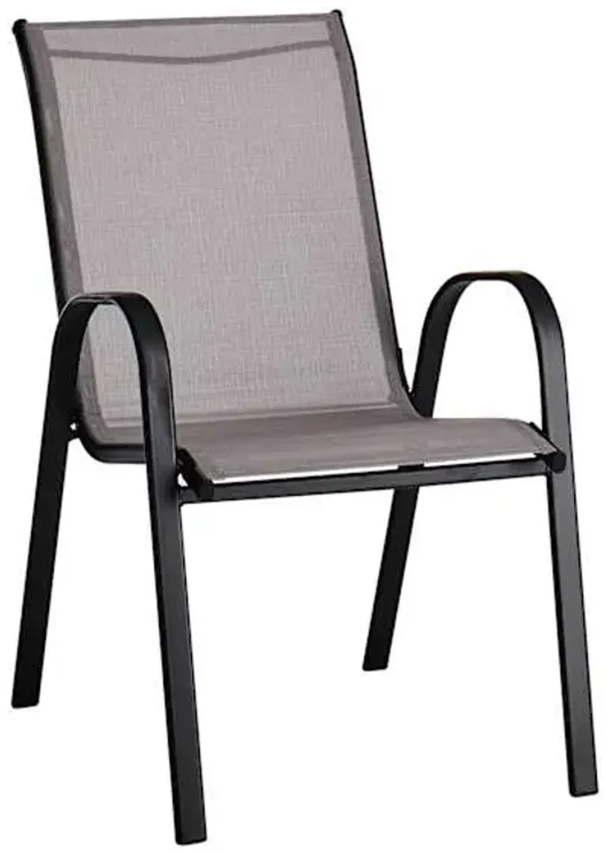 Stackable Sling Patio Chair, Grey