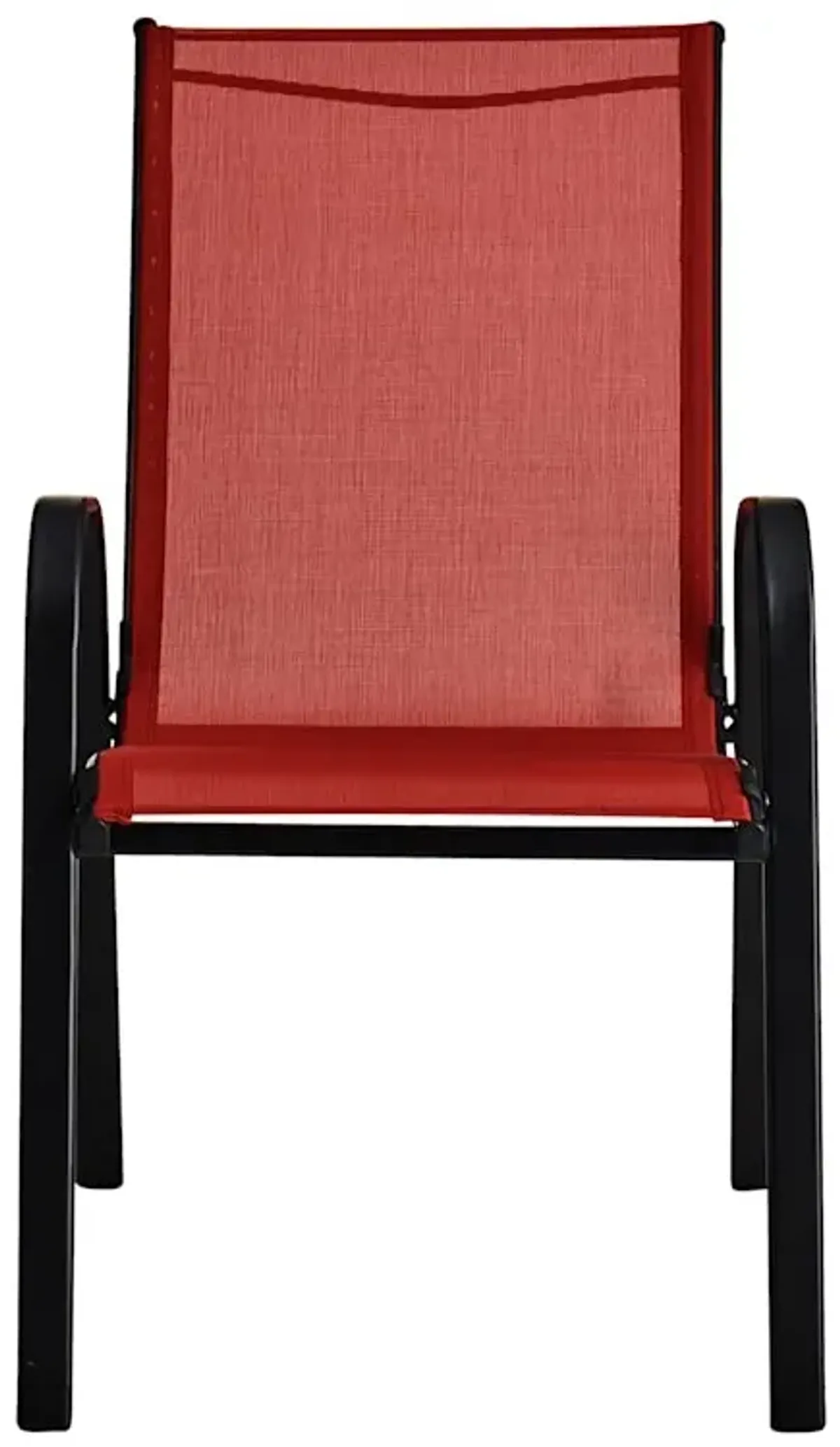 Stackable Sling Patio Chair, Red