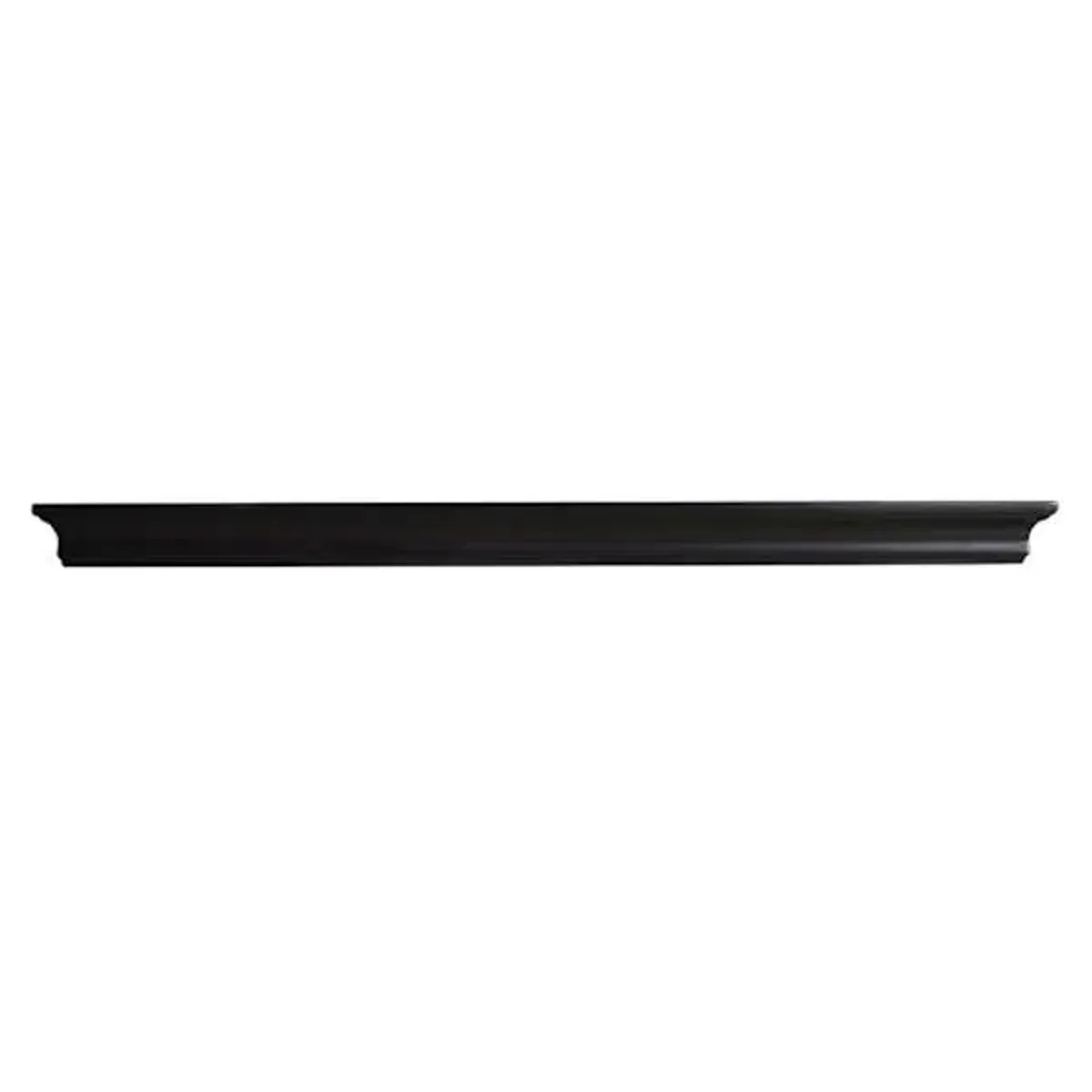 Kate Black Wooden Crown Wall Ledge, 36"