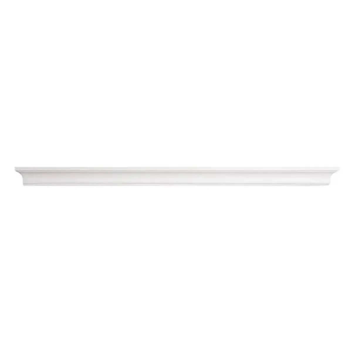 Kate White Wooden Crown Wall Ledge, 36"