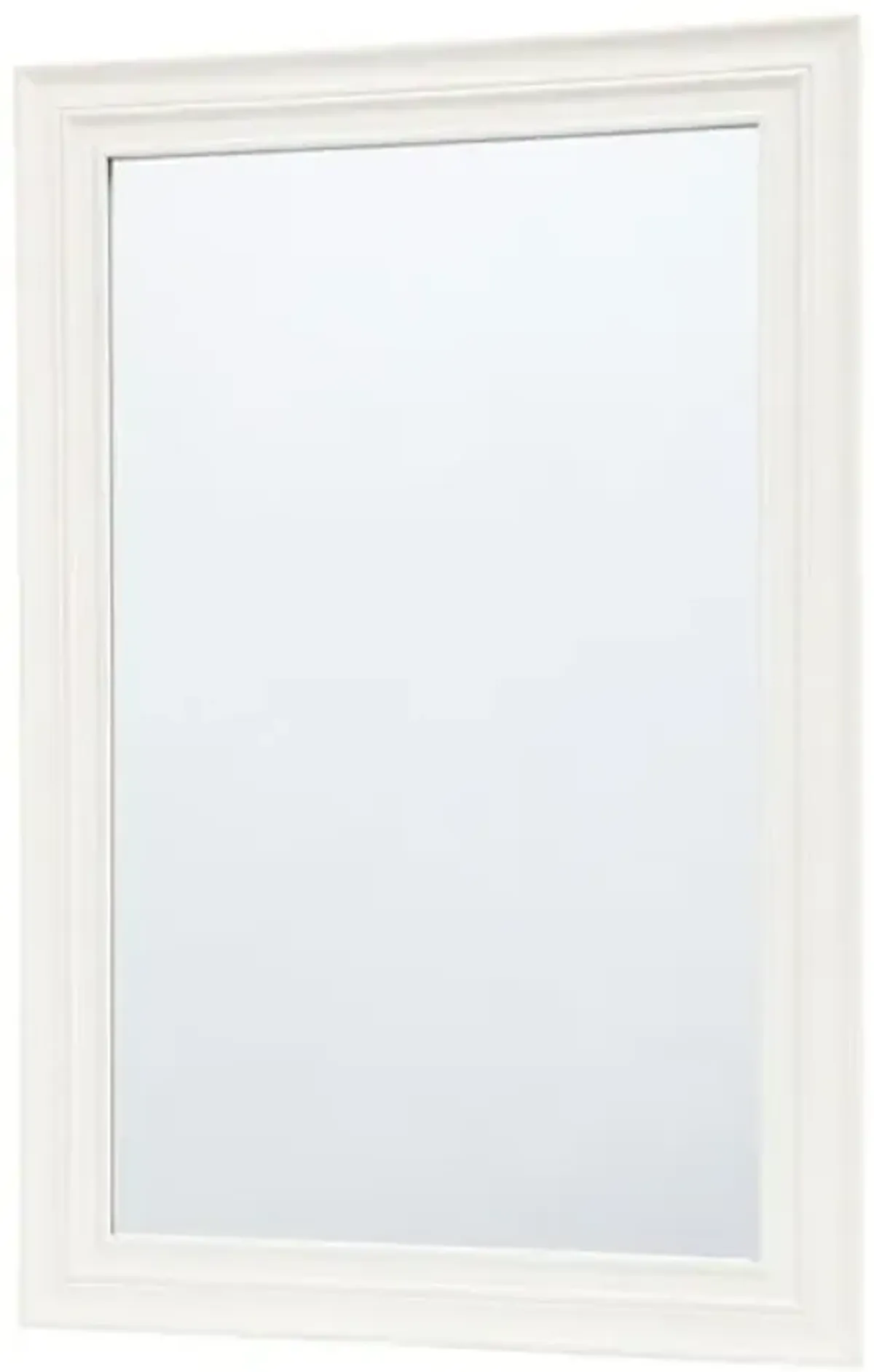 Becky White Framed Rectangle Wall Mirror, 24x36