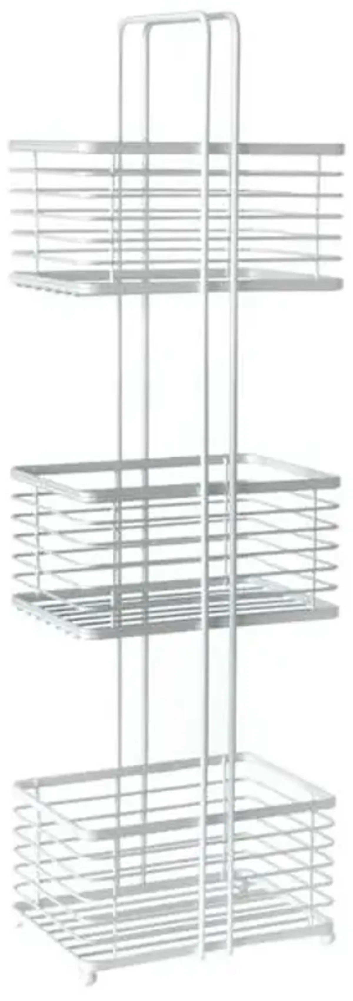 3-Tier Manhattan White Wire Storage Stand