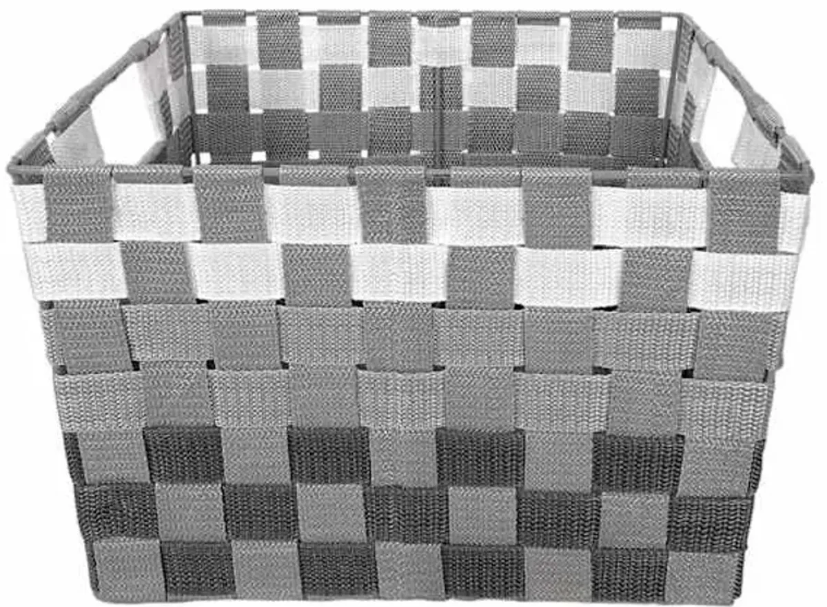 Grey Ombre Storage Basket, Small