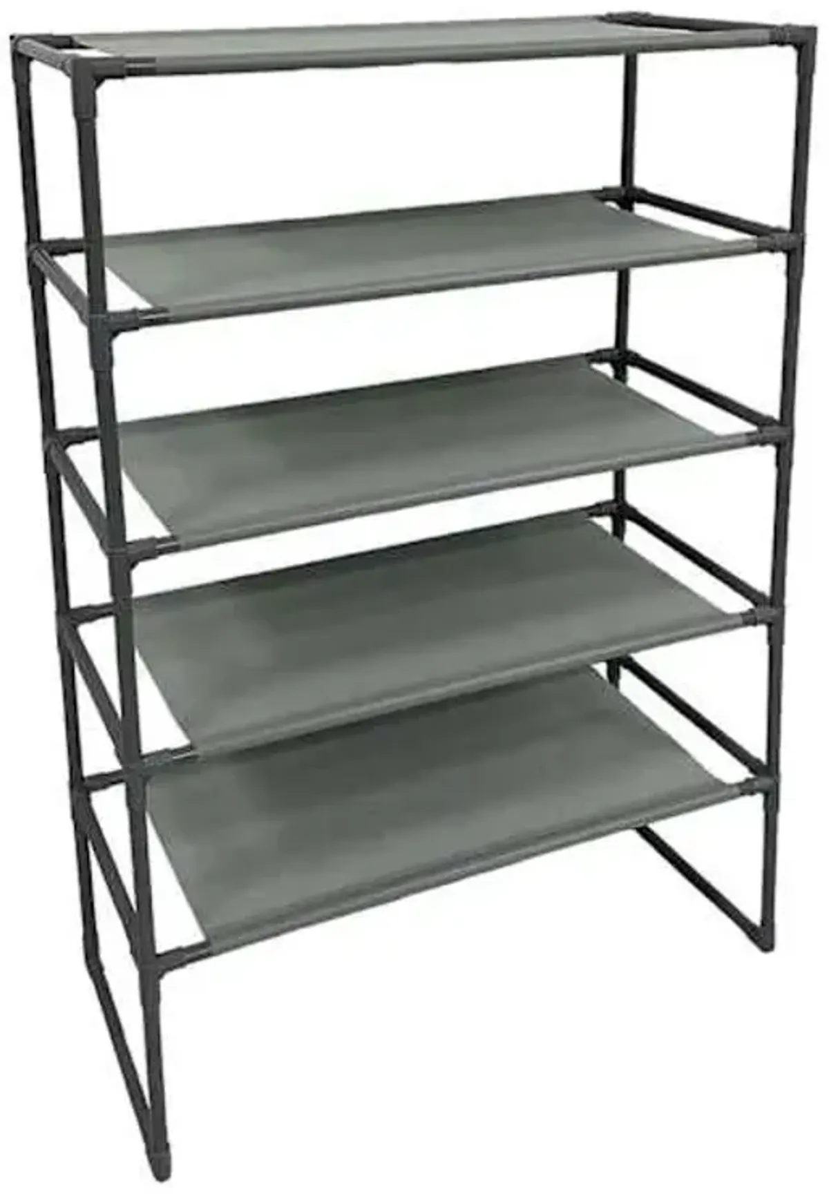 15-Pair Standing Stackable Shoe Rack