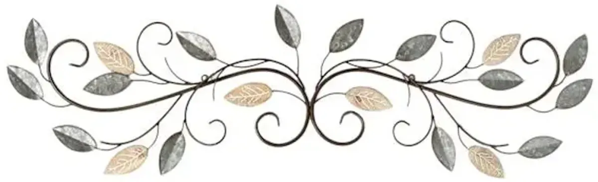 Metal & Wood Over The Door Wall Art, 43x12