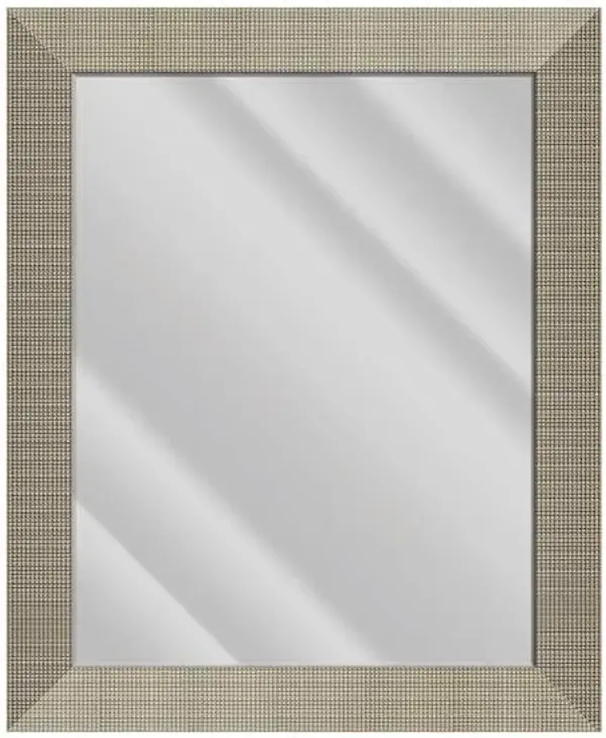Bianca Pewter Rectangle Wall Mirror, 31x43