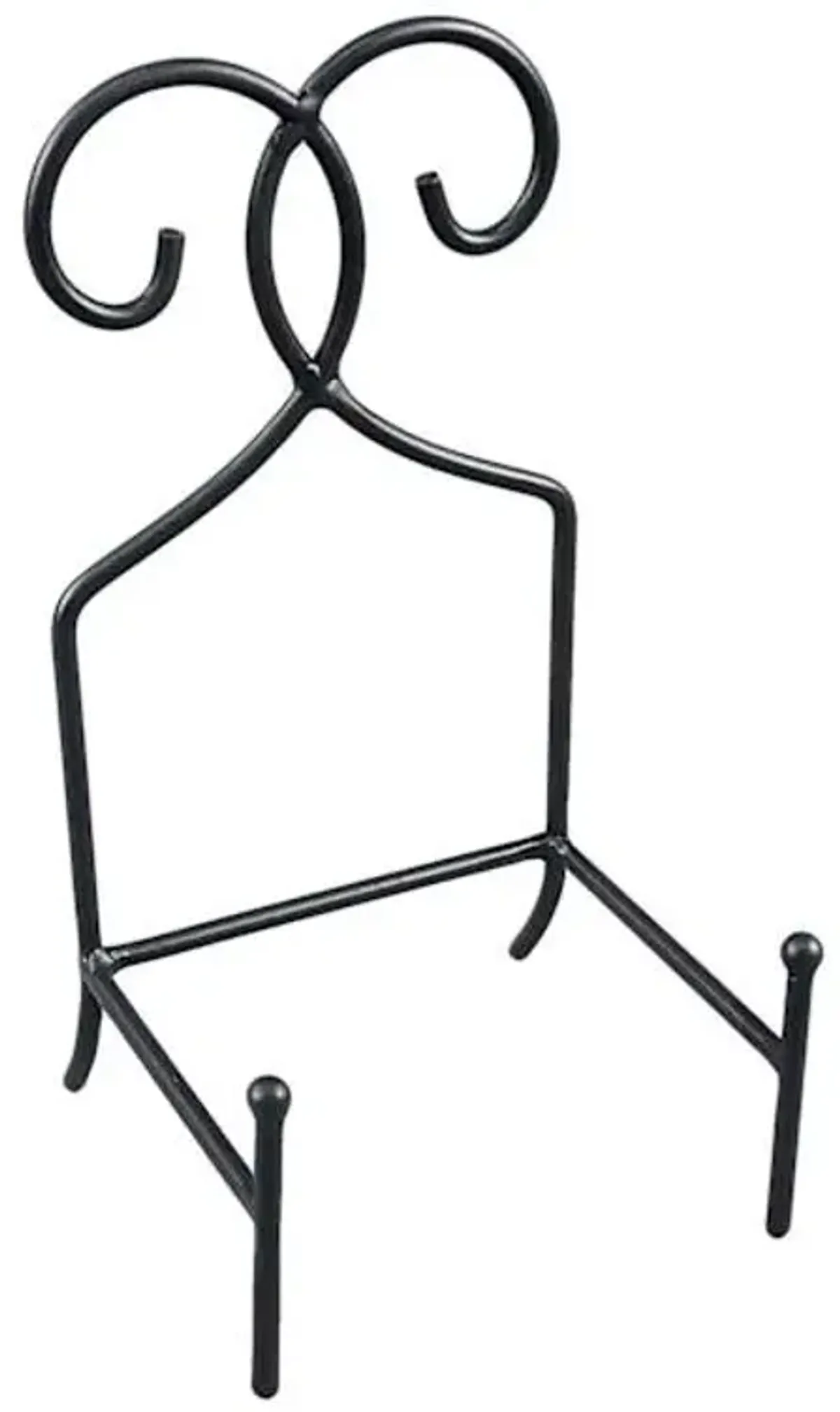 Black Square Metal Easel, 9"