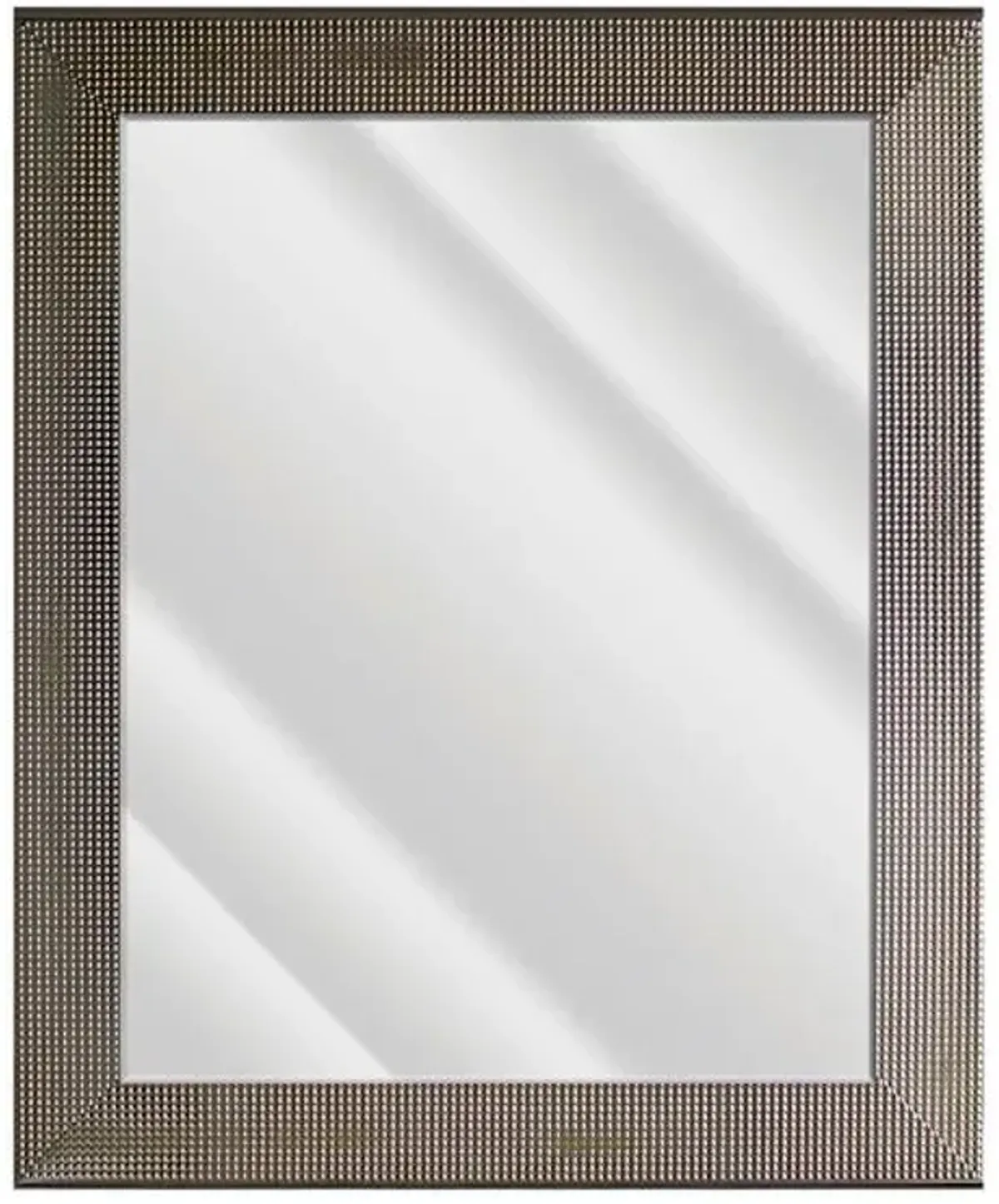 Nessa Dark Espresso Rectangle Wall Mirror, 29x35