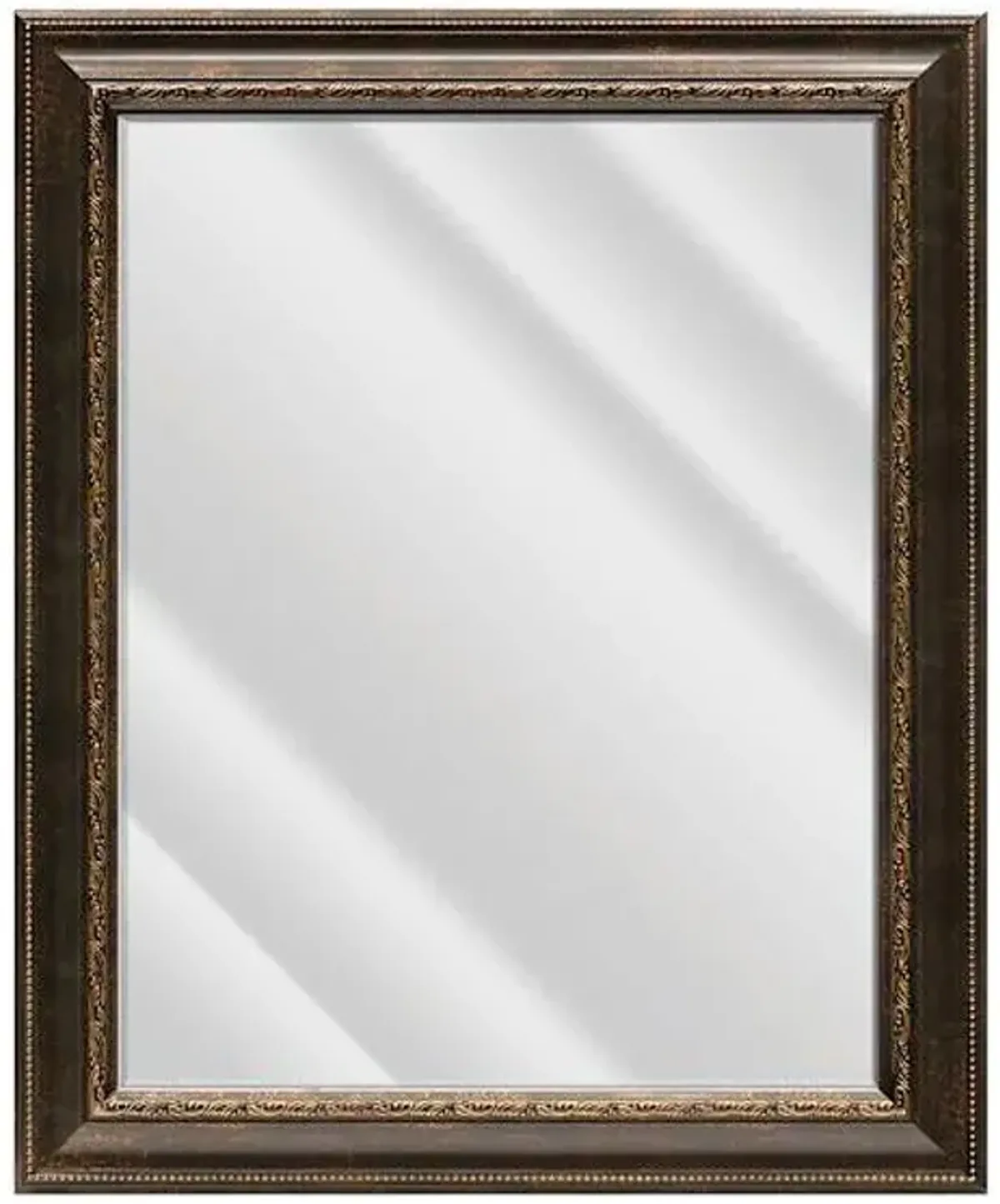 Bianca Bronze Rectangle Wall Mirror, 29x35