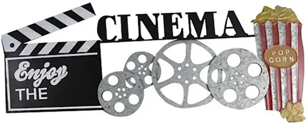 Cinema Metal Wall Art, 15x36