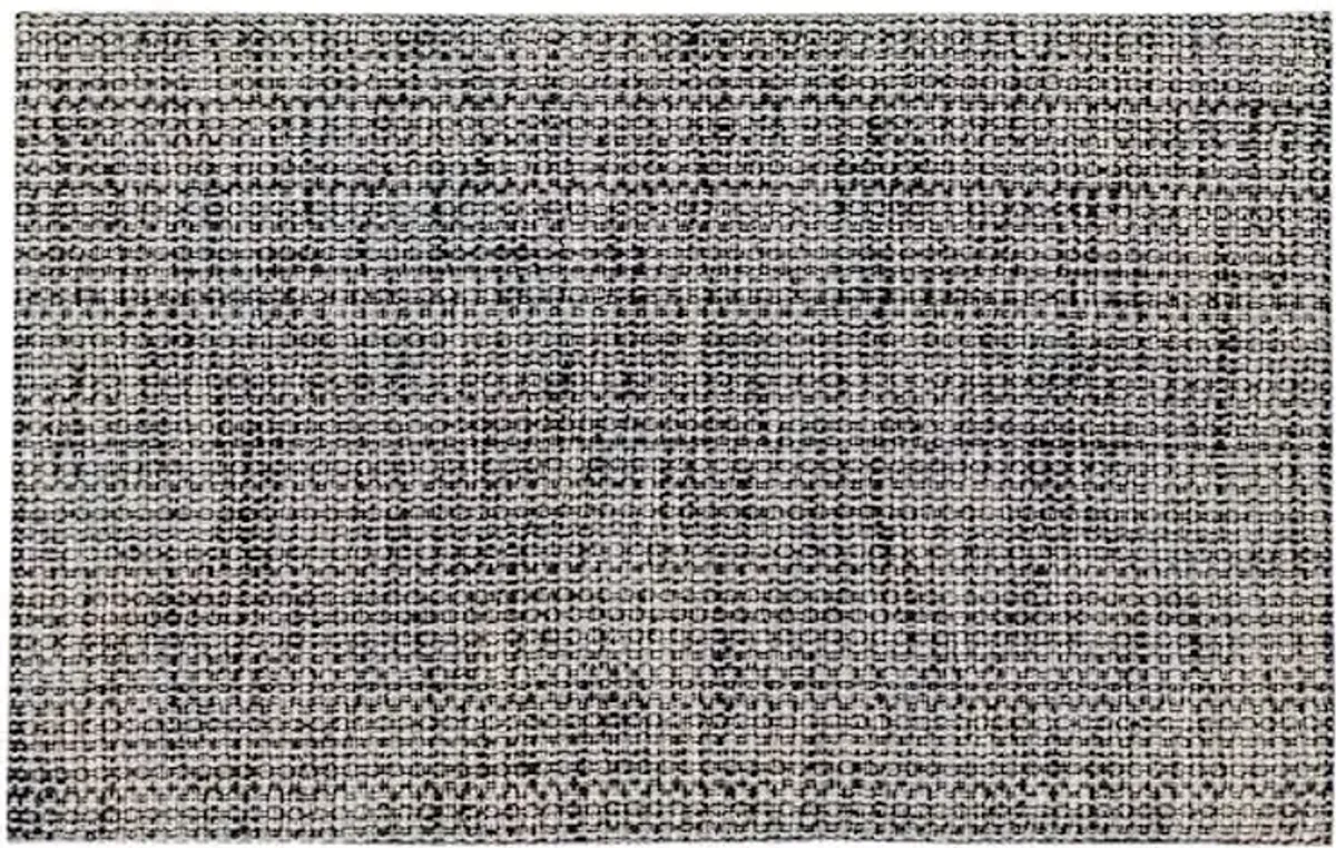 Brookwood Black Cotton Kitchen Mat, 18x30