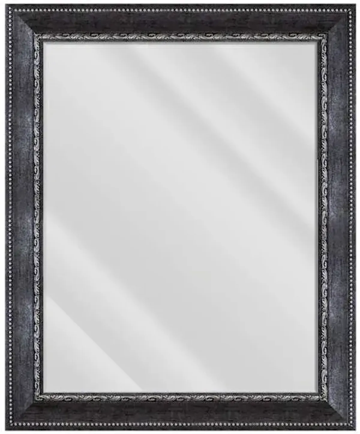 Bianca Pewter Rectangle Wall Mirror, 29x35