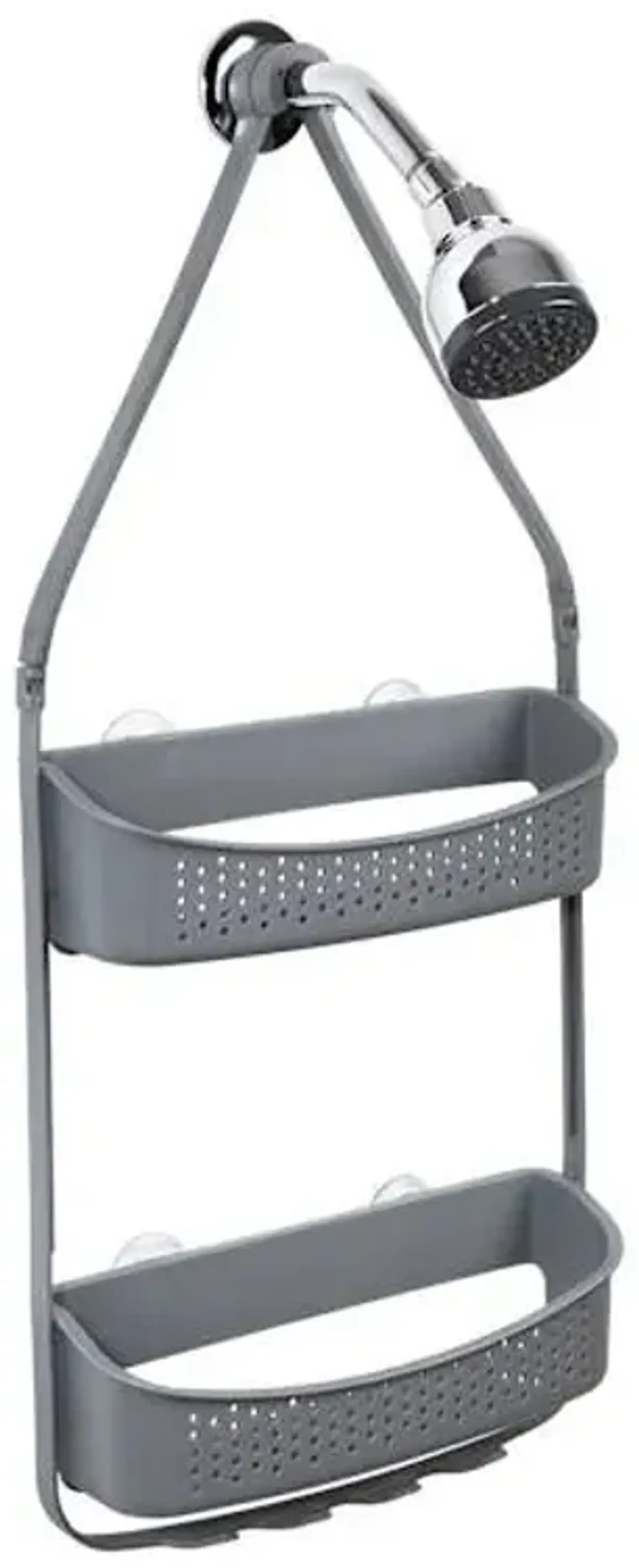 Grey Shower Caddy, 4.3"