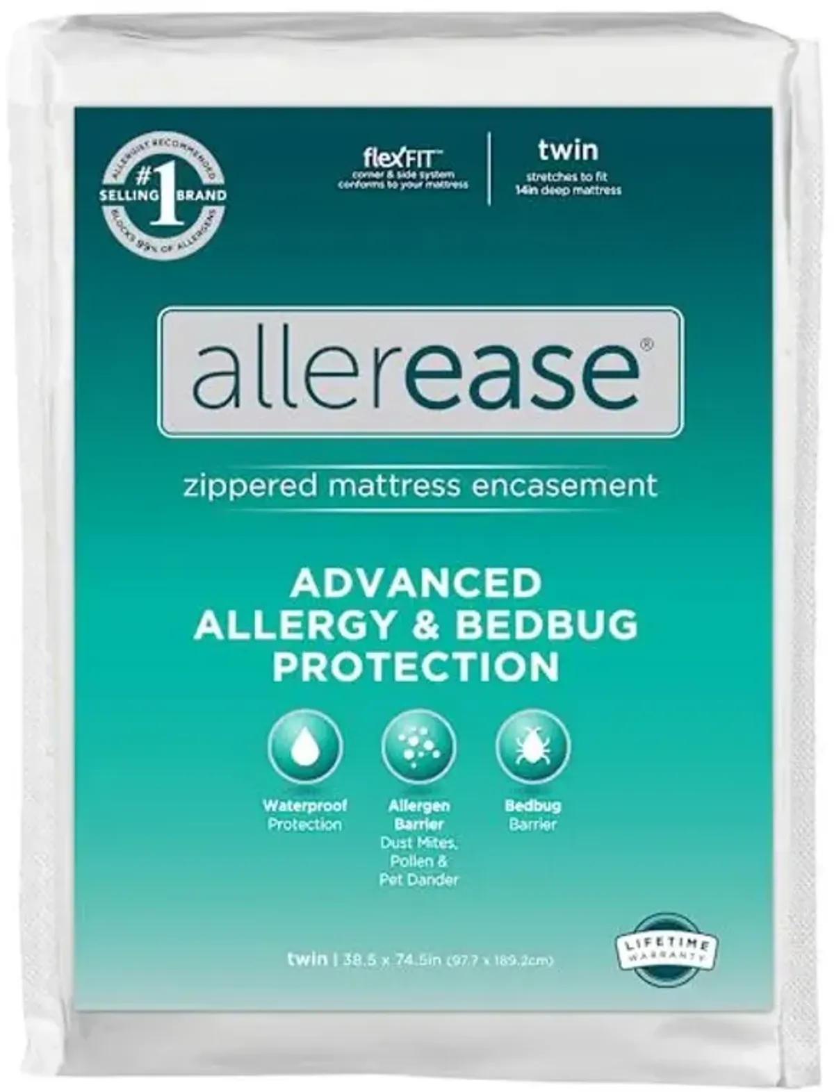 Allergy & Bedbug Mattress Protector, Twin
