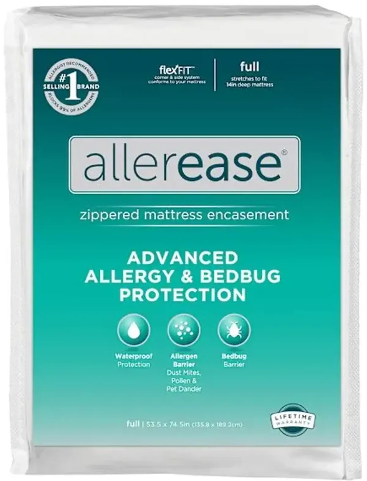 Allergy & Bedbug Mattress Protector, Full