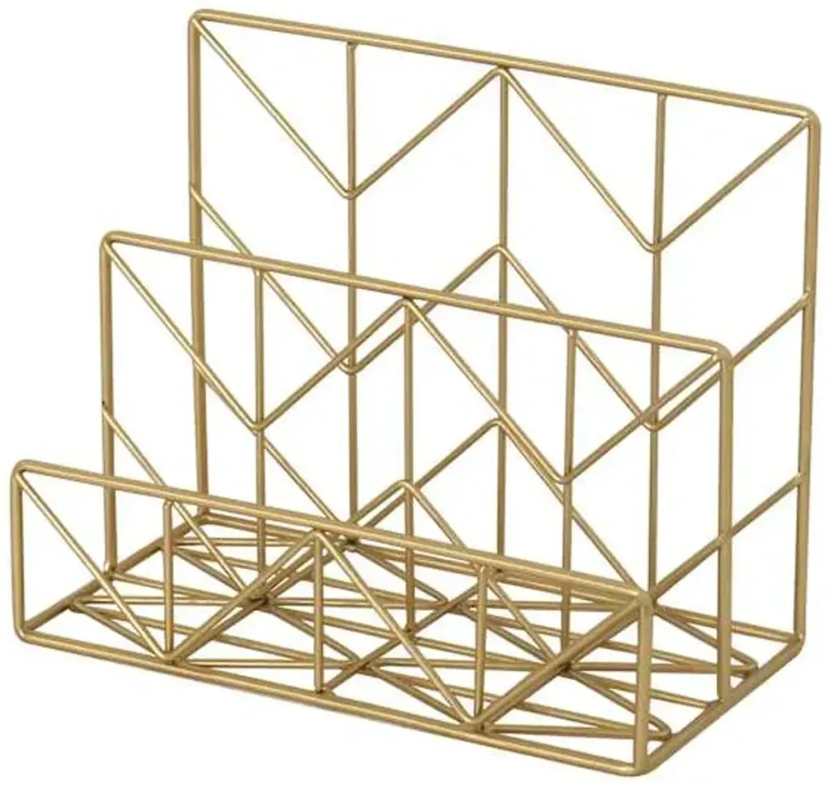 Grace Mitchell Gold Wire Mail Sorter
