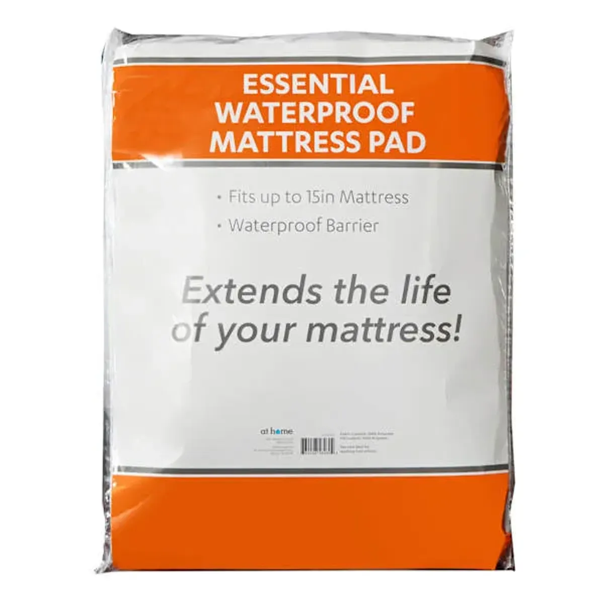 Essential Waterproof Mattress Pad, Twin