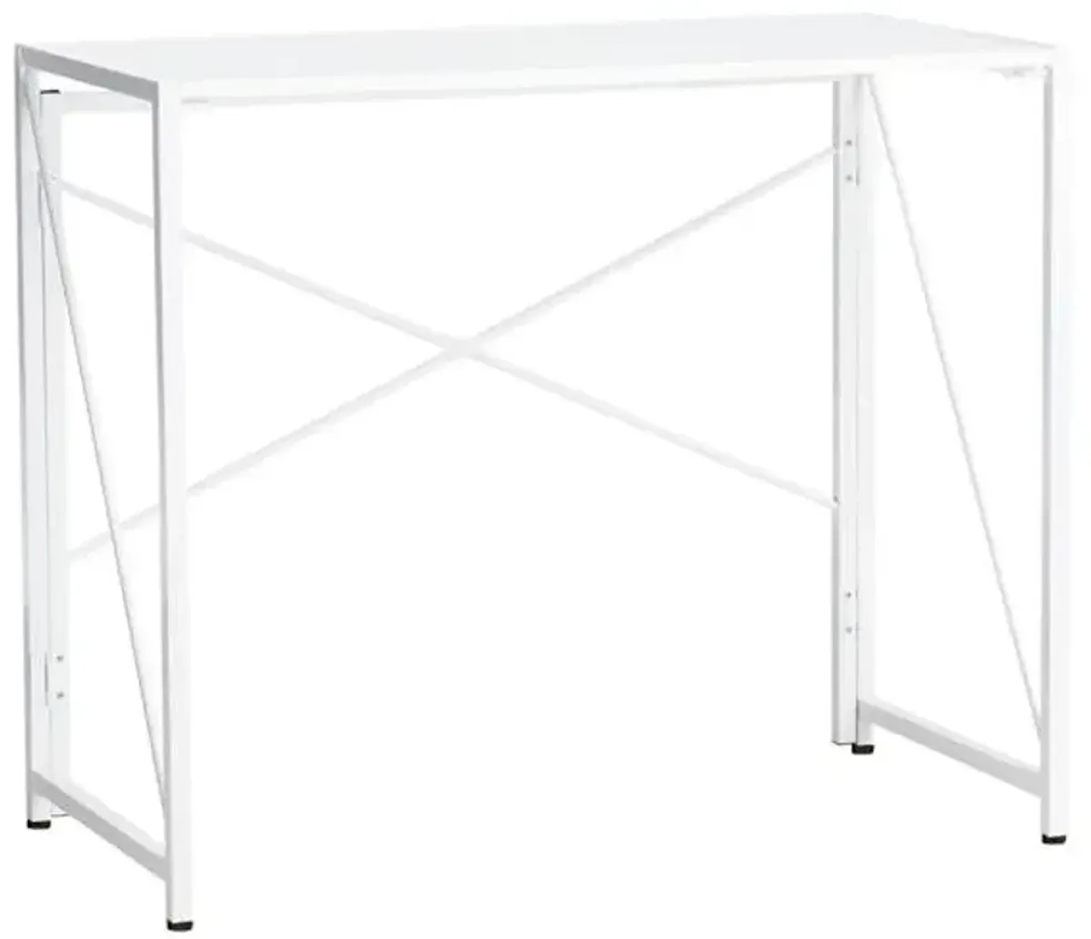 Vienna White Folding Desk, 35"