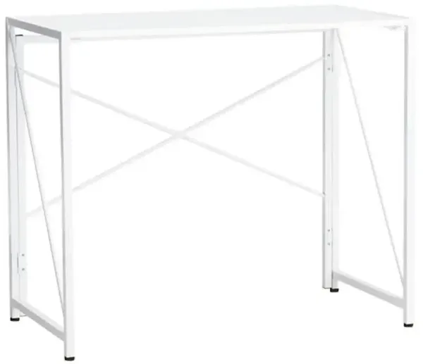 Vienna White Folding Desk, 35"