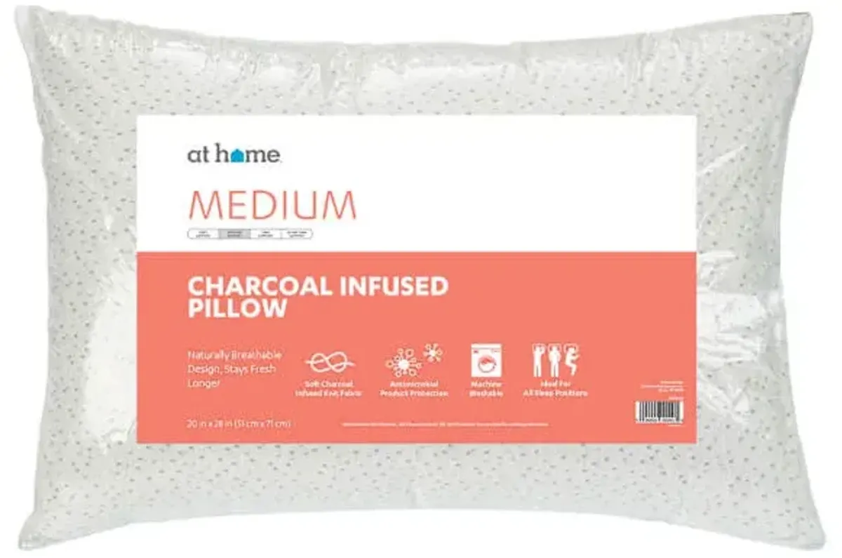 Charcoal Infused Pillow, Standard/Queen
