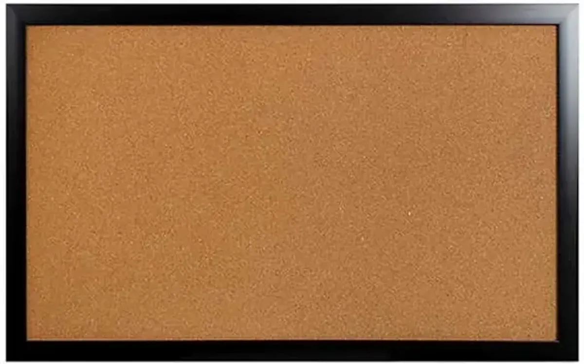 Black Framed Utility Cork Board, 20x32