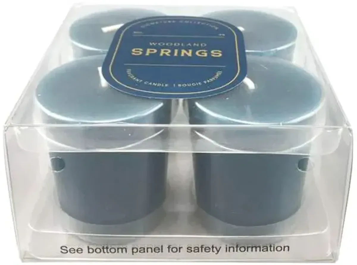 4-Pack Woodland Springs Scented Votive Candles