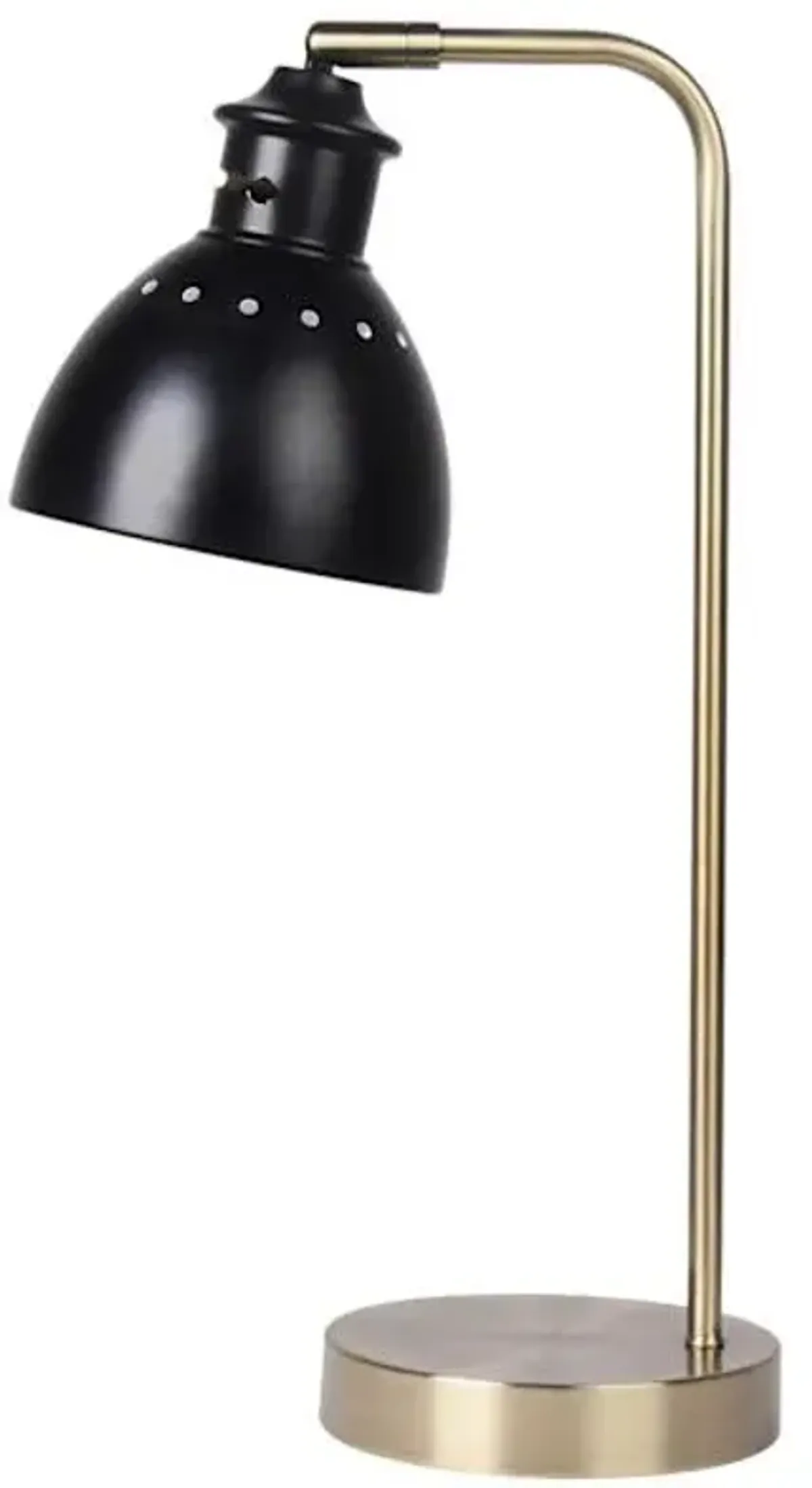 Black Metal Task Lamp, 18"