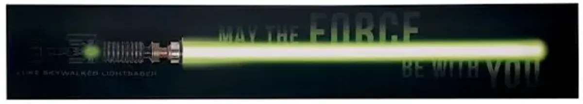 Star Wars May The Force Be With You Canvas Wall Art, 36x6