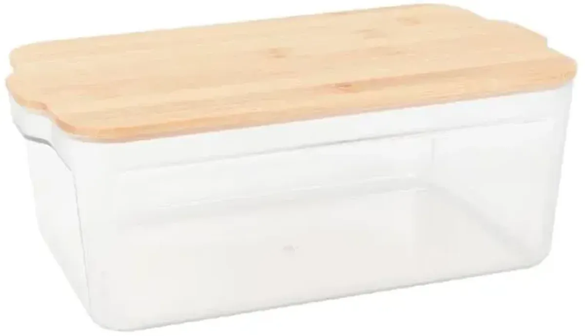 Pantry Bin with Bamboo Lid, Small