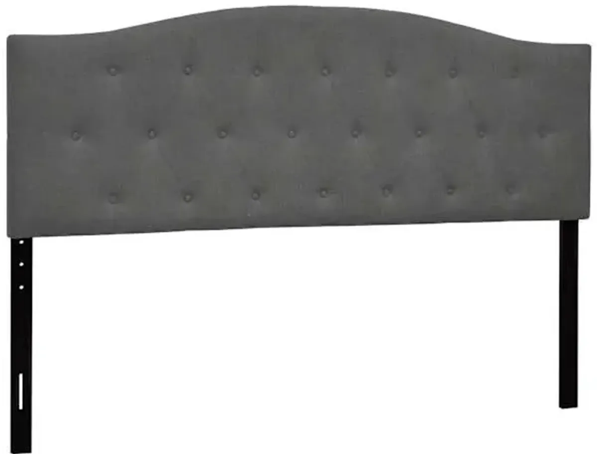 Kane Grey Tufted Headboard, King